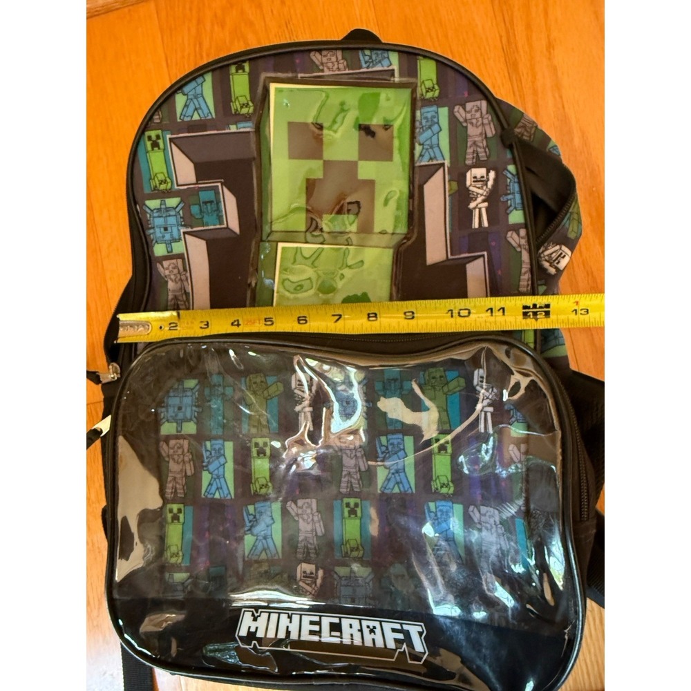 Minecraft Creeper School Backpack - Picture 5 of 8